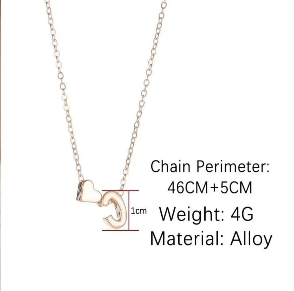 Initial Pendant Necklace