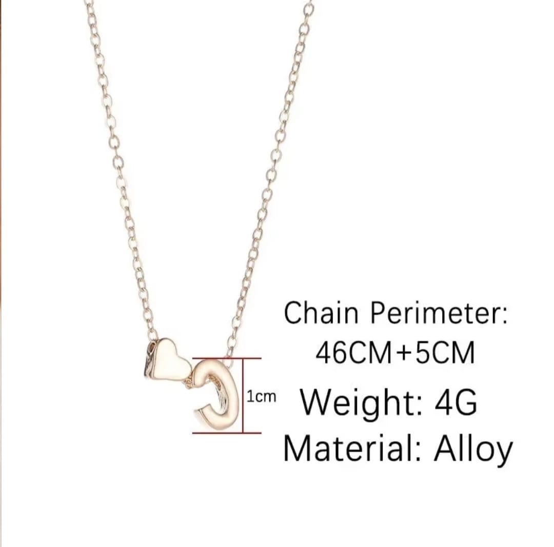 Initial Pendant Necklace