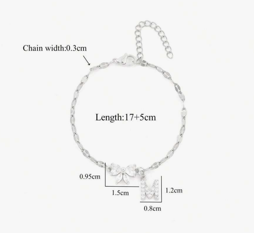 Initial Charm Bracelet