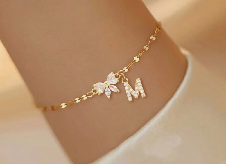 Initial Charm Bracelet
