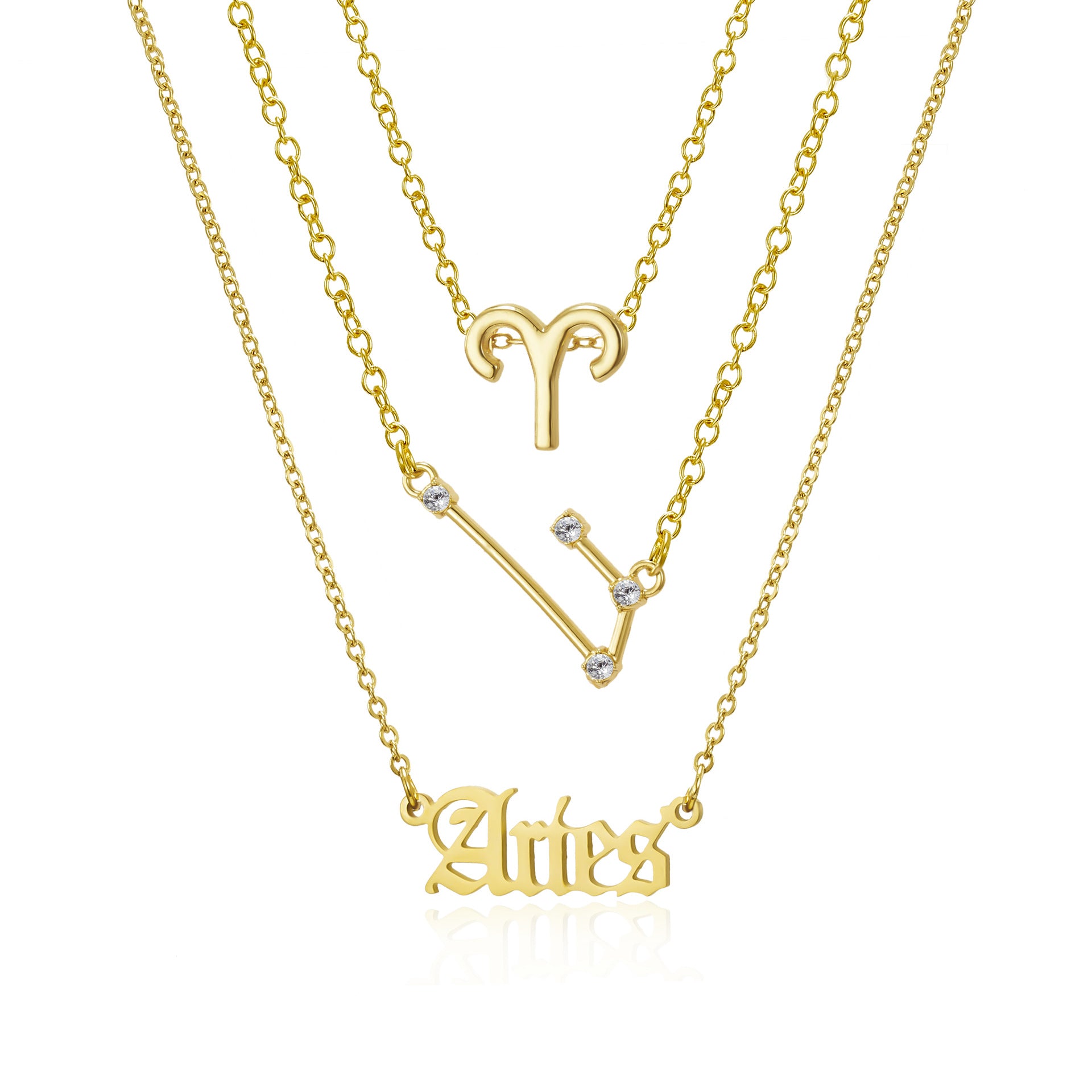 Celestique Zodiac Layered Necklace