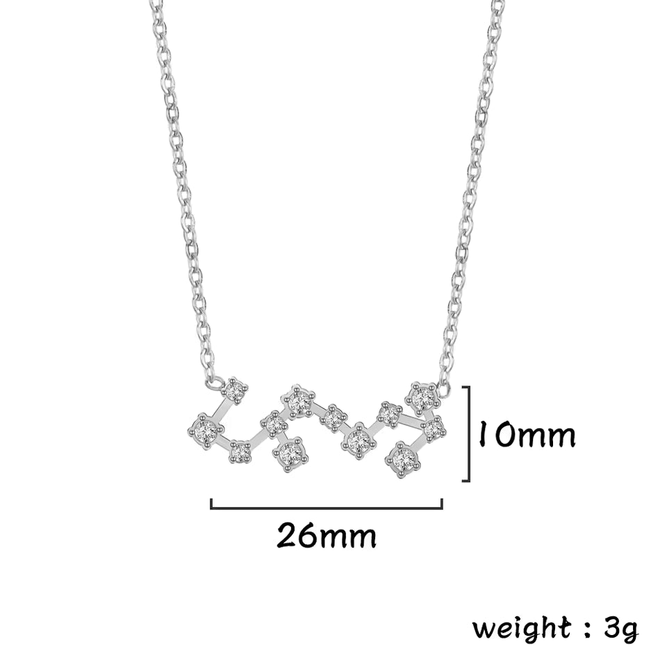 Zodiac Constellation Necklace