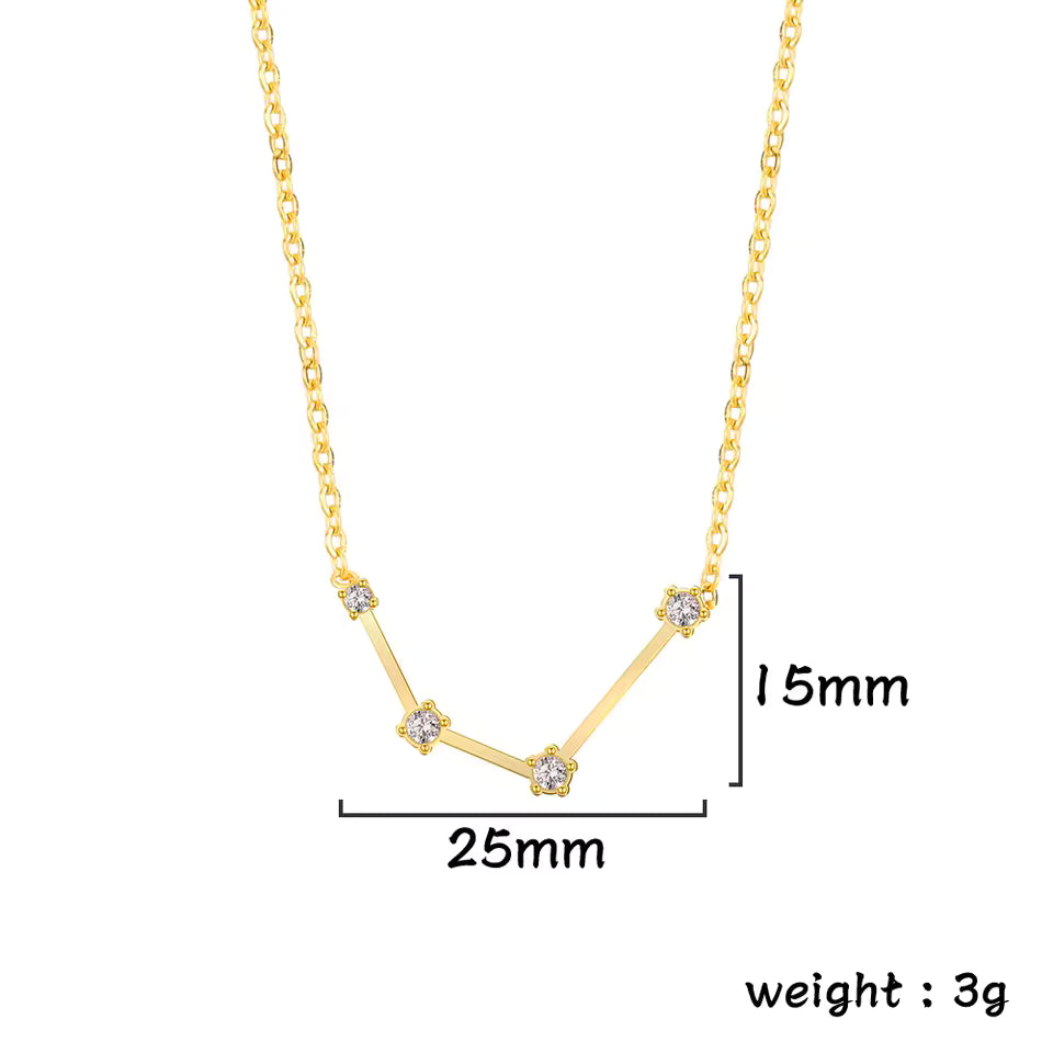Zodiac Constellation Necklace