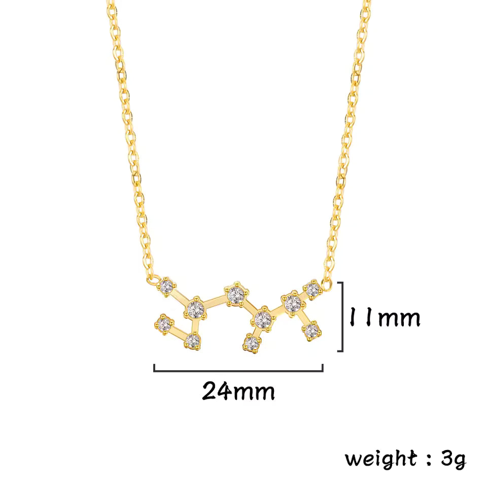 Zodiac Constellation Necklace