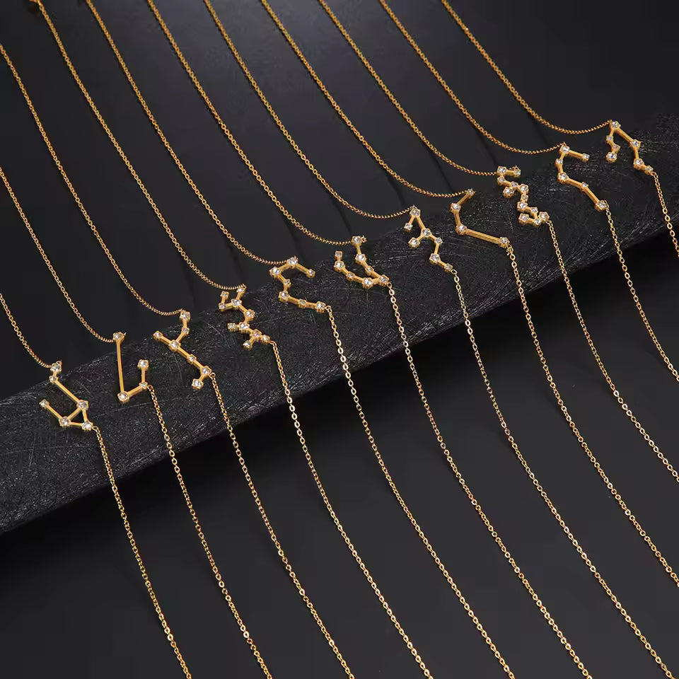 Zodiac Constellation Necklace