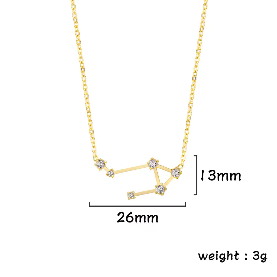 Zodiac Constellation Necklace