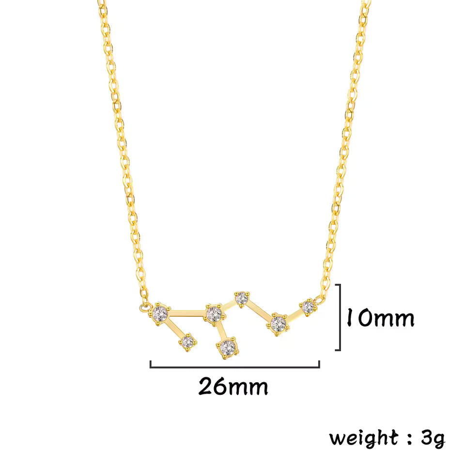 Zodiac Constellation Necklace