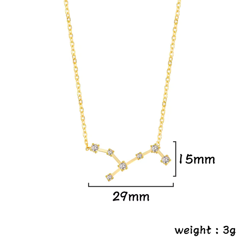 Zodiac Constellation Necklace